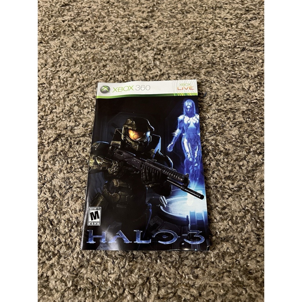 Halo‎ 3 Xbox 360 MANUAL ONLY Authentic Original